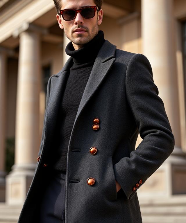 Cappotto sartoriale maschile di lusso Cogs & Cloth